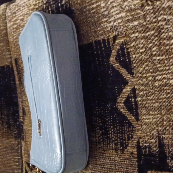 4/$80 Baby Blue Mini Handbag & Crossbody Strap - Picture 7 of 11